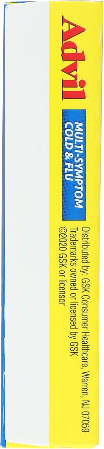 Advil Multi-Symptom Cold & Flu Coated Tablets, 10 Count...