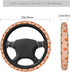 Delerain Peaches Steering Wheel Covers, Anti Slip Elasticity Car Accessories Steering Wheel Protector Universal 15 Inch for Women Man...