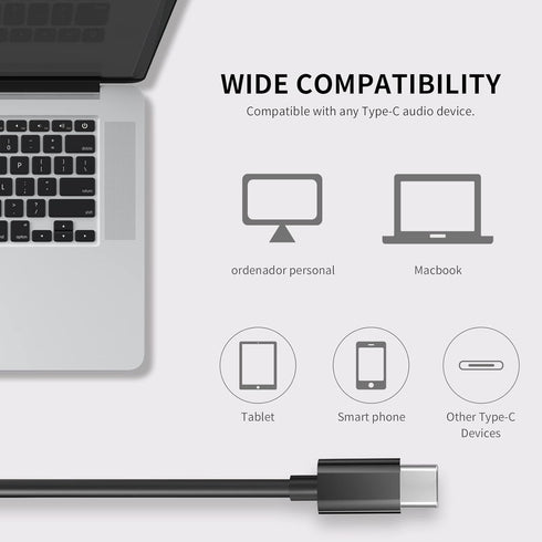 USB Type C Headphone, USB C Earphones Type C Headphones Stereo with Microphone Volume Control Compatible with Samsung Galaxy S20+/S21/S20/Google P...