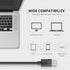 USB Type C Headphone, USB C Earphones Type C Headphones Stereo with Microphone Volume Control Compatible with Samsung Galaxy S20+/S21/S20/Google P...