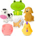 Farm Animals Baby Bath Toys for Kids Toddler Ages 1-3, No Hole Bathtub Pool Toys for 1 2 3 Year Old Boy Girl Birthday, Toddler Toys...