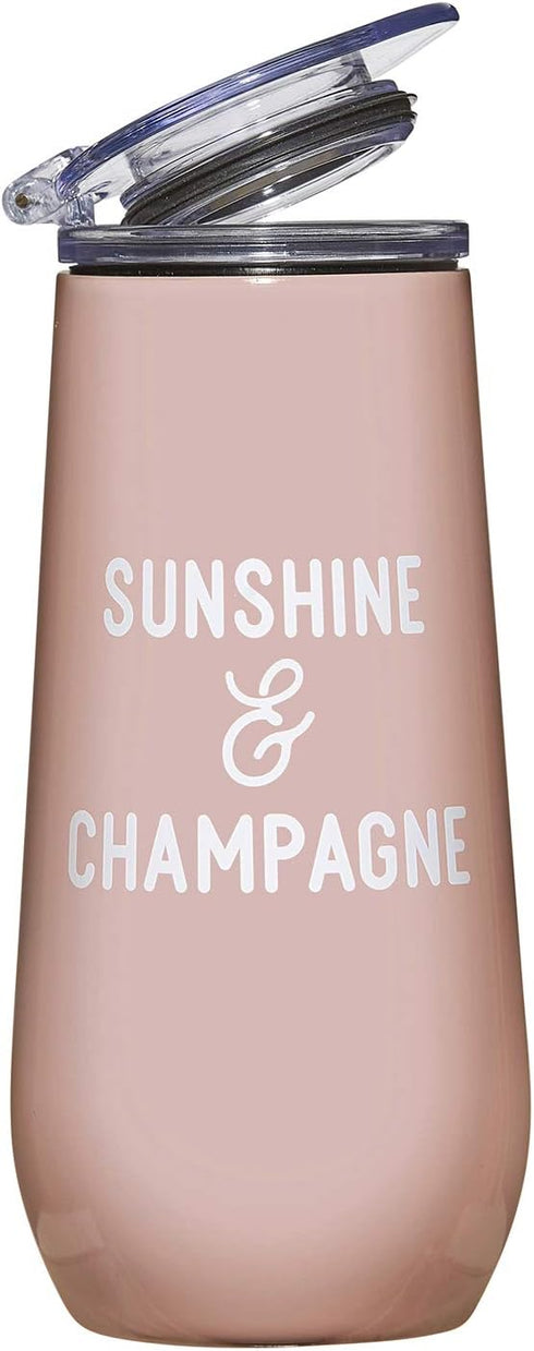 Santa Barbara Design Studio SIPS Drinkware Champagne Tumbler, 12-Ounce, Sunshine...