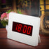 Digital Wall Clock Battery Operated with LED Display, Wall Clock with Backlight, Table-top, Alarm, Brightness Adjustable,12/24Hr...