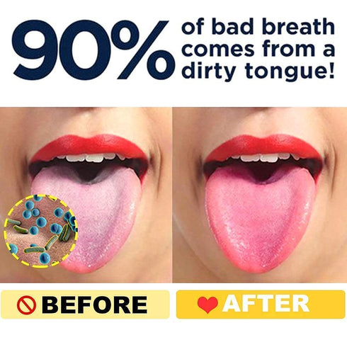 100% Pure Copper Tongue Scraper Cleaner | Perfect Surgical Tongue Scraper | Best Remedy for Bad Breath | Maintains Oral Hygiene| Flexible Handle a...