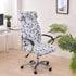 Stretch Office Chair Cover Slipcover, Soft Fit Universal Desk Rotating Chair, High Back Computer Chair, Removable Washable Anti-Dust Spandex Chair...