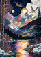 AIBOERL Diamond Art Kits for Adults,Landscape 5D Diamond Painting Kits for Adults,Diamond Painting Diamond Art with Round Full Drill Diamond Dots ...