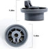 4 Packs 165314 Dishwasher Wheels Lower Rack Fit for Bosch,Dishwasher Wheels Replaces Dish Rack Part Number 420198 AP2802428 PS3439123