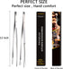 2 Pcs 12-Inch Fine Tweezer Tongs,Extra-Long Stainless Steel Tweezers Tongs...