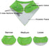 10 Pack Baby Bibs Plain Baby Bandana Drool Bibs for Drooling and Teething, Super Absorbent&Soft Bibs for Baby Boys and Girls...