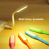 Mini USB Light, Portable Book Reading Lamp with 6 LEDs Protect Eyesight, USB Powered for Power Bank Computer Laptop Flexible Bendable Night Light-...