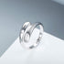 FIASASO Rings for Women 925 Sterling Silver Adjustable Faith Christian Cross - Encouragement Statement Jewelry, Dainty & Elegant Designs, Comforta...