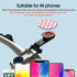 Quick-Release Mountain Bike Phone Mount, Out-Front Bicycle Phone Mount for Bike Mtb Road Bike Stem, Aluminum Bike Phone Holder with Adhesive Adapt...