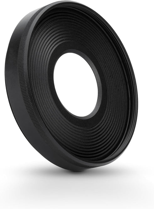 Metal Lens Hood for Canon RF 28mm f/2.8 STM Lens on Canon EOS R50 R100 Camera Replaces Canon EW-55, Compatible with 55mm Filter or Lens Cap...