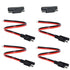 14AWG SAE Connector Extension Cable, (4 Pack) SAE Quick Connector Disconnect Plug SAE Power Automotive Extension Cable Solar Panel Cable Wire...