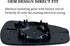 Driver Left Side Mirror Replacement for 2013 2014 2015 2016 2017 2018 2019 2020 Ford Fusion Side Mirror Glass - Side View Heated Convex Mirror wit...