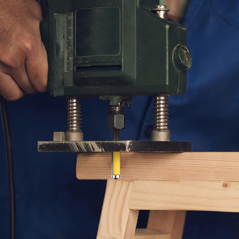 2-Inch Flush Trim Top and Bottom Bearing Router Bit 1/2-Inch Shank...