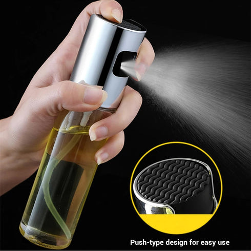 VIGOR PATH Sprayer for cooking - Olive Oil Sprayer Mister - 100ml Stainles Steel Olive Oil, Vinegar, Water & Other Liquids Sprayer - Perfect for S...