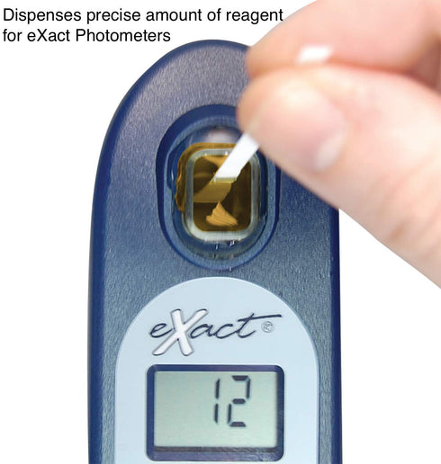 Industrial Test Systems eXact 486672 High Range Free Chlorine Strips, 0-300 ppm Detection Range (Bottle of 50)...