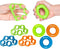Hand Grip Strengthener, Finger Exerciser, Grip Strength Trainer (6 PCS),New Material,Forearm Grip Workout, Finger Stretcher, Relieve Wrist Pain, C...