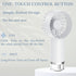 Portable Fan with Mist, Personal Mini USB Fans Rechargeable, Misting Handheld Fans for Travel, Outdoor, Office...