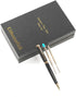 Stunning Ballpoint Pen with 24K Gold Trim, Switzerland Tip Point with Refills, Luxury Ball Point Pen Gift Set for Men Women, Nice Writing Pens for...