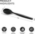 Party Essentials Disposable Heavy Duty Plastic Serving Utensils for Buffets Events Parties, 4-Sets of Spoons/Forks/Tongs, Black...