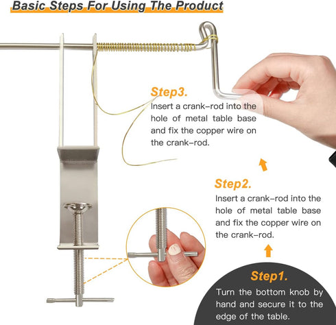 hobbyworker The Jewelry Making Kit with Wire Wrapping Coiling Gizmo Deluxe Winder for Jewelry Winding Tool...