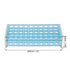 uxcell Detachable Polypropylene Test Tube Holder Rack 40 Hole for 15-18mm Tubes Light Blue...