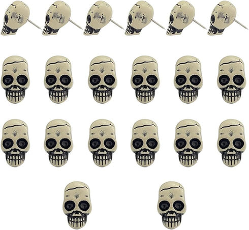 Ackron Skull Push Pins, Decorative Creative Thumbtack, Office Tacks for Bulletin Board, Cork Boards, Map, Photo, Wall Fixed, Picture, Paper, Memo,...
