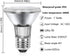 PAR20 7W LED Range Hood Light,E26 120V Dimmable Warm White 595lm, Waterproof IP65, Replacement 50W Halogen Cup. Spot Bulbs for Kitchen Appliances,...