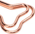 Paper Clip, 100Pcs Rose Gold Paper Clips Shaped Paper Photo Clips Clamps Metallic with Storage Box for Office Home School Papperwork Art Craft...