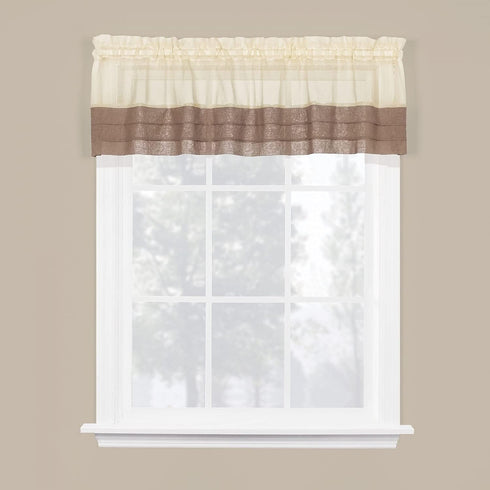 SKL Home by Saturday Knight Ltd Cielo 13 Inch Valance in Cream...