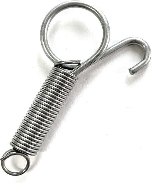 20Pcs Spring Door Latch for Cages Metal Finger Spring Hooks 2 Sizes Multi-Functional Wire Cage Spring Latch Security for Fixing Pet Cage Door Dog ...