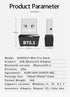 USB Bluetooth 5.3 Adapter for PC, Supports Windows 11/10/8.1/7,5.3+EDR Bluetooth Wireless Transmitter Receiver for Desktop, Laptop, Mouse, Keyboar...