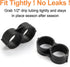 Drip Irrigation End Closure Fittings?18 Pieces 1/2'' Drip Line Barbed End Plug Connectors for 1/2 Inch Irrigation Tubing End Clamp for Garden Drip...