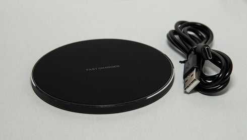 15W Fast Charge Wireless Charger Pad Charging Stand, Cell Phone Charging Pad, Smartphone Wireless Charger pad for Samsung, iPhone, Google Pixel, L...