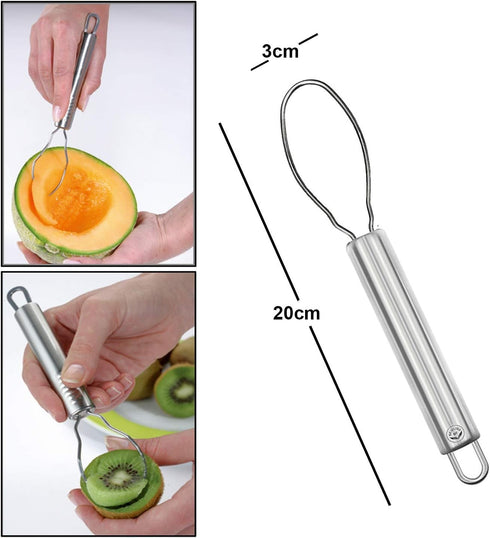 NewlineNY Stainless Steel Kitchen Tools: Fruit Helper 3 Pcs...