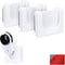Corner Wall Mount for YI Home (3 Pack) Security Camera - Adhesive Holder, No Hassle Bracket, Strong 3M VHB Tape, No Screws, No Mess Install (White...
