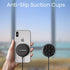 Techsmarter 15W Wireless Charger Pad with Suction Cups. Compatible with iPhone 14, 13, 12, 11, XS, X, XR, Samsung S23, S22, S21, S20, S10, S9, Not...