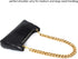 25 Inch Trendy Chunky Metal Chain Purse Handle Shoulder Strap Replacement for Handbag (Yellow Gold)...
