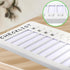 Dry Erase Chore Chart, Standable Whiteboard Checklist Board, Chore Chart for Kids Routine Chart with a Pen (Standable)...