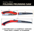 Hardware Folding Tree Saw 8" Hand Pruning Saw for Gardening as Bone saw for Hunting, Survival Saw for Camping Wood/Tree Cutter, Limb Saw Bushcraft...
