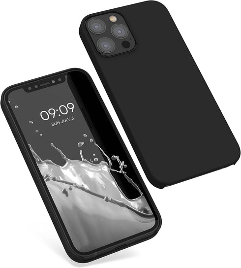 kwmobile Case Compatible with Apple iPhone 12 / iPhone 12 Pro Case - TPU Silicone Phone Cover with Soft Finish - Black...