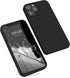 kwmobile Case Compatible with Apple iPhone 12 / iPhone 12 Pro Case - TPU Silicone Phone Cover with Soft Finish - Black...