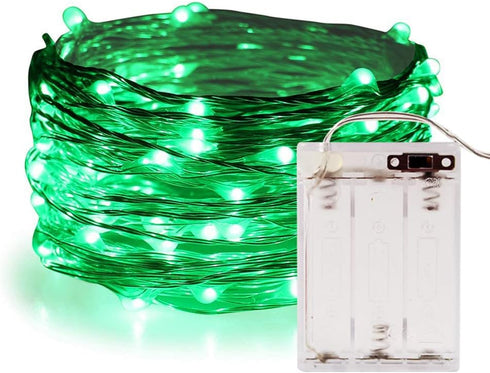 ANJAYLIA Green Fairy Lights, 16.5Ft/5M 50leds Led String Lights St. Patrick's Day Decorations Lights(Green)...