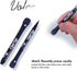 Volcanics Magnetic Dry Erase Markers White Board Markers with Eraser, Low Odor Whiteboard Markers Fine Tip for Teachers Office & School Supplies P...