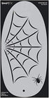 Stencil1FX - Spiderweb and Spider Eye Makeup Stencil for Costumes, Dress Up, Halloween, Cosplay, Arts, Face Painting, Witches, Vampires...