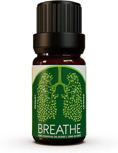 Ecodrop Decongesting Essential Oil Blend - 10ml Bottle | Pure Therapeutic Grade Eucalyptus, Peppermint & Laurel Bay Leaf Oils for Easy Breathing |...