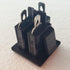 Panel Mount Outlet Power Socket 10Pcs US Plug 3 Pins AC 15A 125V Panel Screw Mount Type Female Connectors Adapter Black...