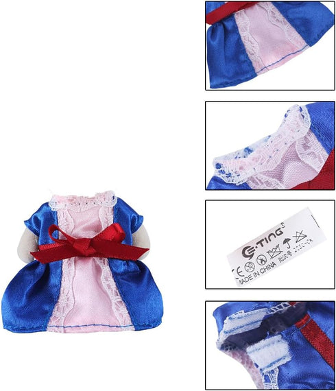 E-TING 2 Fashion Set Elegant Beautiful Gown Dress for 3-Inch Figure...